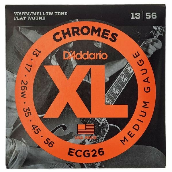D'ADDARIO ECG26 CHROMES 13/56 FLATWOUND