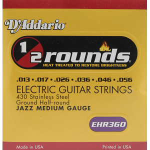 D'ADDARIO EHR 360 - HALF ROUND - JAZZ MEDIUM GAUGE