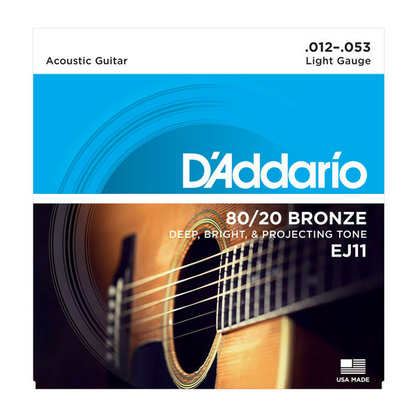 D'ADDARIO EJ11 80/20 BRONZE 12-53 LIGHT