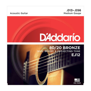 D'ADDARIO EJ12 80/20 BRONZE 13-56 MEDIUM