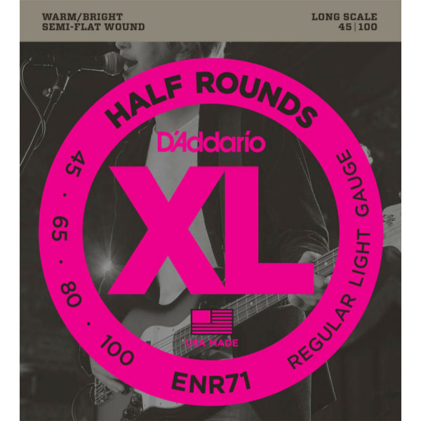D'ADDARIO ENR71 BASS STRINGS 45-100