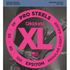 D'ADDARIO EPS170M BASS STRINGS 45/100