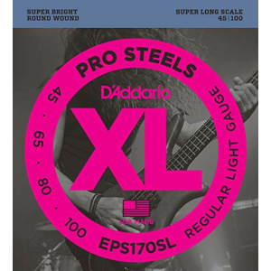D'ADDARIO EPS170SL PROSTEELS BASS STRINGS 45-100