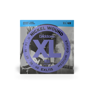 D'ADDARIO EXL-115 NICKEL WOUND MEDIUM 11-49