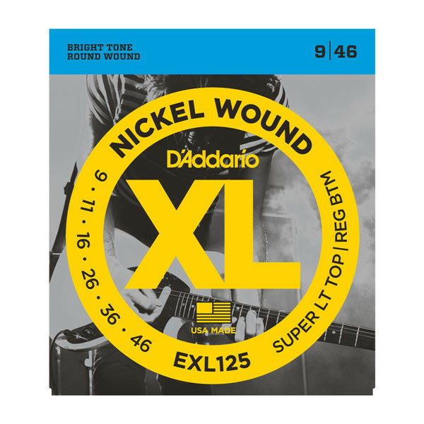 D'ADDARIO EXL125 SET DI 3 MUTE NICKEL WOUND