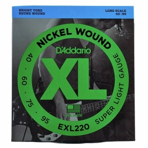 D'ADDARIO EXL220 40/95 NICKEL BASS STRINGS