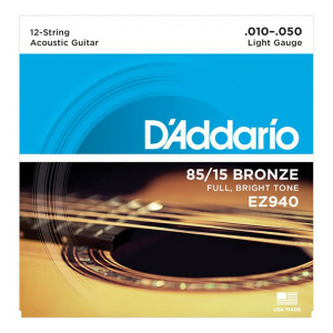 D'ADDARIO EZ940 IN BRONZO 85/15 PER CHITARRA ACUSTICA