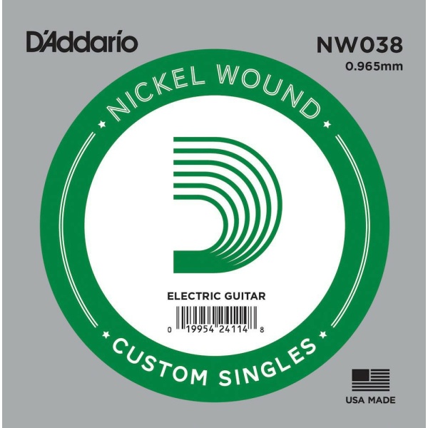 D'ADDARIO NW038 CORDA SINGOLA 0.38