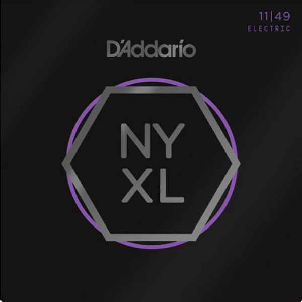 D'ADDARIO NYXL1149 NICKEL WOUND ELECTRIC GUITAR STRINGS MEDIUM 11-49