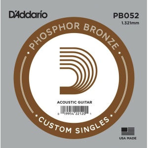 D'ADDARIO PB052 CORDA SINGOLA .052