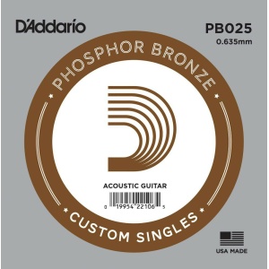 D'ADDARIO PB025 CORDA SINGOLA .025