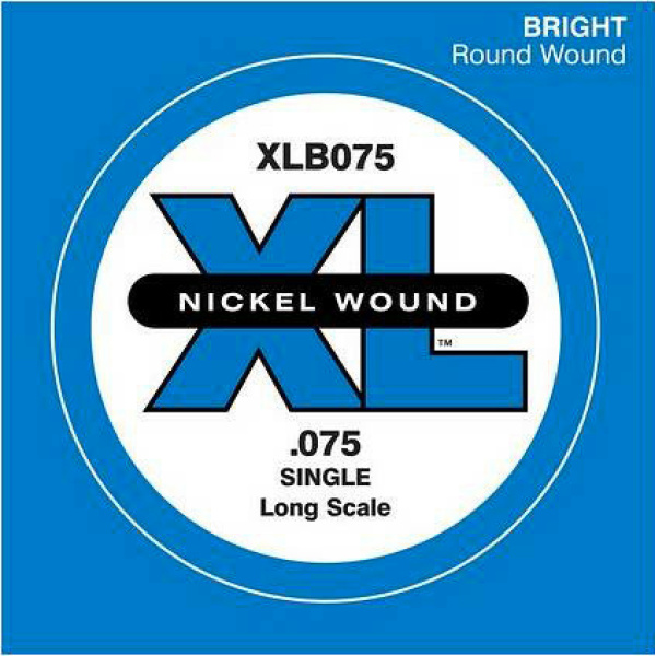 D'ADDARIO XLB075 NICKEL WOUND BASS STRING 075