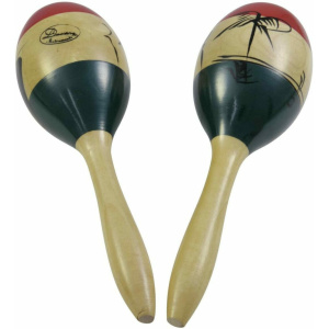 DIMAVERY MARACAS IN LEGNO STILE JAMAIKA