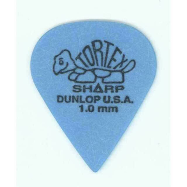DUNLOP 412R TORTEX SHARP PLETTRO BLUE 1