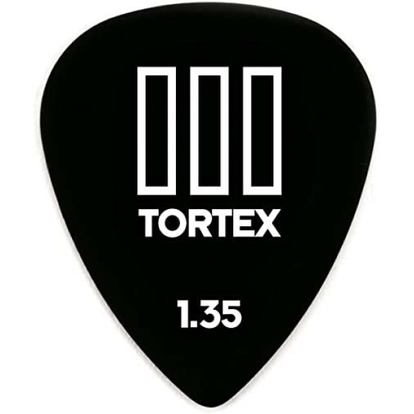 DUNLOP 462R1.35 PLETTRO TORTEX T-III BLACK