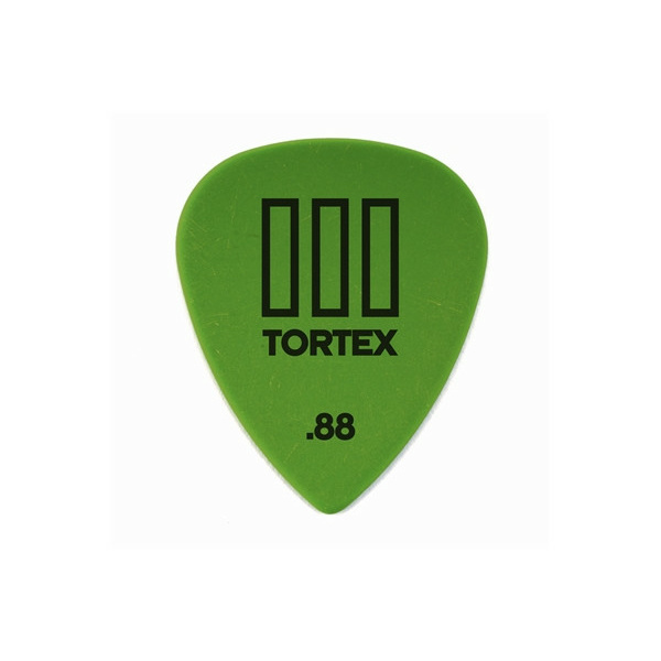 DUNLOP 462R88 PLETTRO TORTEX T-III GREEN