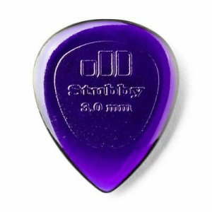 DUNLOP STUBBY JAZZ PLETTRO 3.0mm - PURPLE