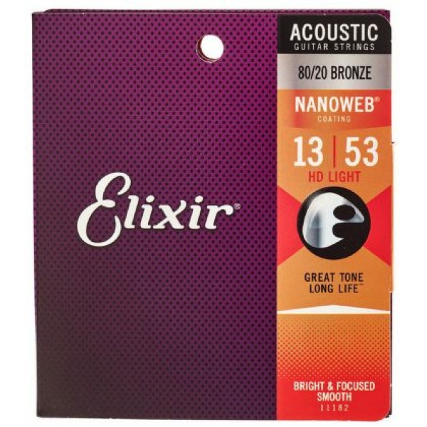 ELIXIR 11182 NANOWEB 13/53 BRONZE HD LIGHT