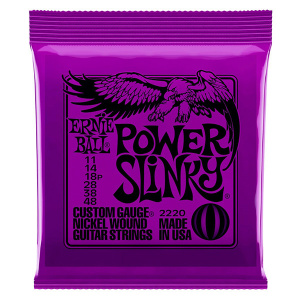 ERNIE BALL 2220 MUTA CORDE CHITARRA ELETTRICA NICKEL WOUND POWER SLINKY