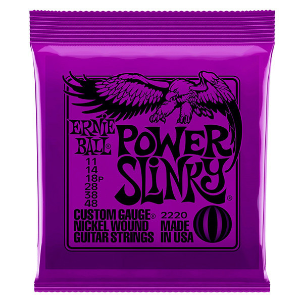 ERNIE BALL 2220 MUTA CORDE CHITARRA ELETTRICA NICKEL WOUND POWER SLINKY