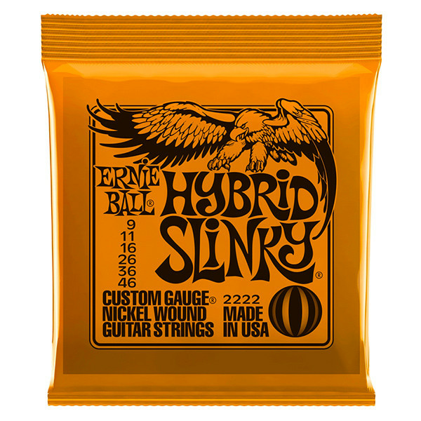 ERNIE BALL 2222 MUTA CORDE CHITARRA ELETTRICA NICKEL WOUND HYBRID