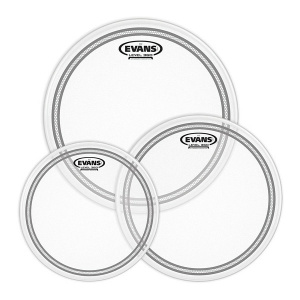 EVANS ETP-EC2SCTD-F EC2 TOM PACK 3 PELLI TOM CLEAR FUSION 10"