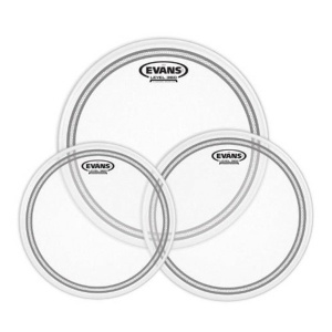 EVANS ETP-EC2SCTD-F EC2 TOM PACK 3 PELLI TOM CLEAR FUSION 12"