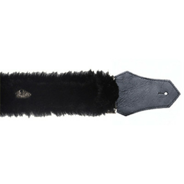 GET'M GET'M TRACOLLA BLACK FAUX FUR