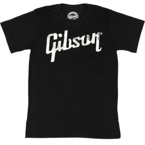 GIBSON T-SHIRT LOGO GIBSON BLACK - LARGE