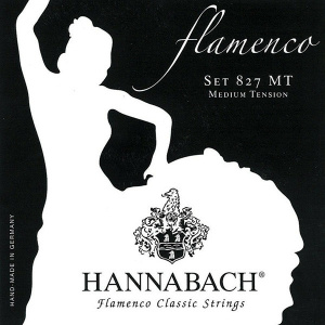 HANNABACH 827MT CORDE PER CHITARRA CLASSICA SERIE 827 MEDIUM TENSION FLAMENCO CLASSIC