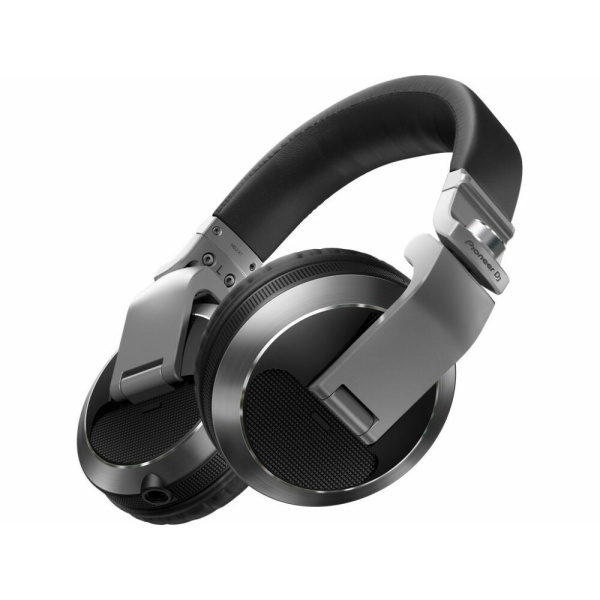 PIONEER HDJ-X7-S DJ HEADPHONES CLOSED - SILVER