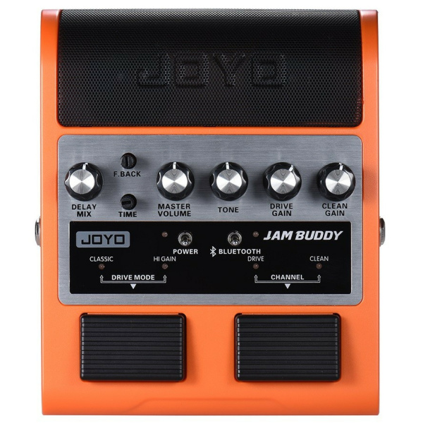 JOYO JAM BUDDY MINI AMP 2 X 2" / 4W A PEDALE - BLUETOOTH - ORANGE
