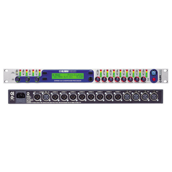 KLARK TEKNIK DN9848 SPEAKER MANAGEMENT - 4IN/8OUT