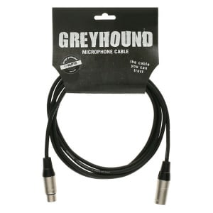 KLOTZ GRG1FM01 GREYHOUND ENTRY LEVEL MICROPHONE XLR CABLE 1m