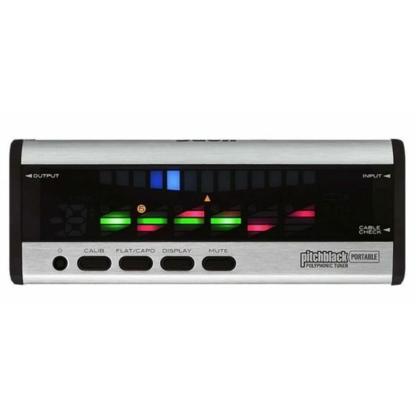 KORG PB-04 PITCHBLACK PORTABLE TUNER - SILVER