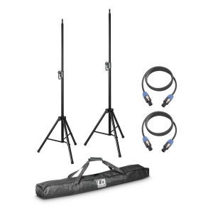 LD SYSTEMS DAVE 8 SET2 SPEAKER STAND + CAVI SPEAKON + BORSA