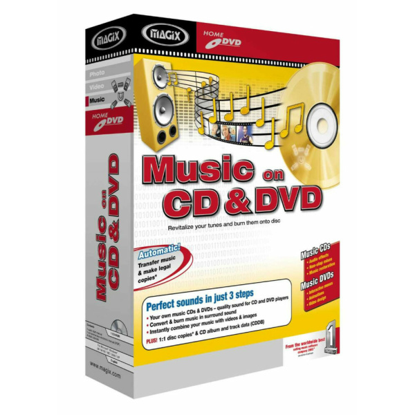 MAGIX MUSIC ON CD E DVD