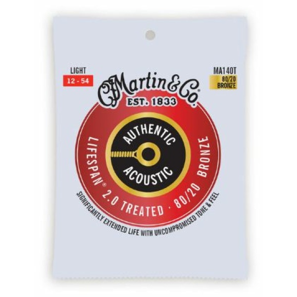MARTIN MA140T AUTHENTIC LIFESPAN 2.0 LIGHT BRONZE 12/54