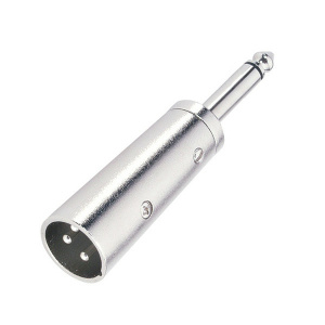 MB AT300 ADATTATORE XLR MASCHIO / JACK MONO MASCHIO 6