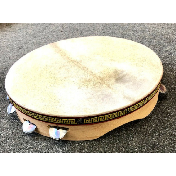 MB TP40P TAMBURELLO PIZZICA CON PELLE E PIATTINI