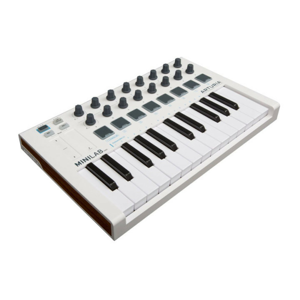 ARTURIA MINILAB MK2 CONTROLLER USB - 25 TASTI MINI - BIANCA