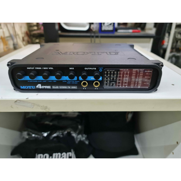 MOTU 4PRE INTERFACCIA AUDIO HYBRID FIREWIRE/USB2.0