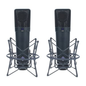 NEUMANN U87AIMT STEREO SET - MICROFONO CONDENSATORE A 3 POLARITÀ - SHOCK MOUNT - NERO