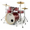 PEARL EXPORT EXX705NBR 20" BLACK CHERRY GLITTER - W/SET PIATTI by SABIAN SBR