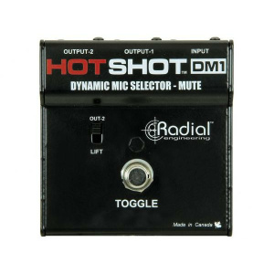 RADIAL HOTSHOT DM1 MICROPHONE MIC SELECTOR