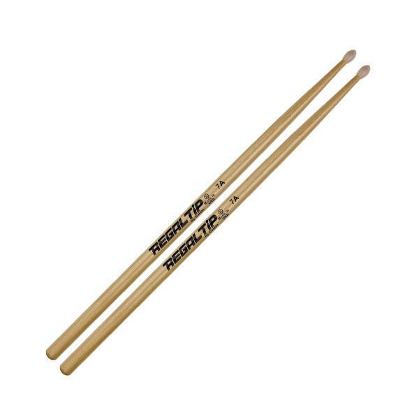 REGAL TIP 107NT 7A COPPIA BACCHETTE HICHORY PUNTA NYLON