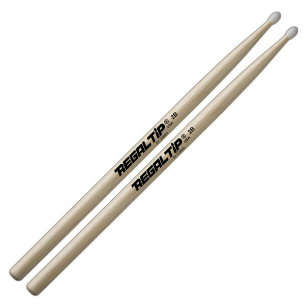 REGAL TIP 2BN COPPIA BACCHETTE HICKORY - PUNTA NYLON