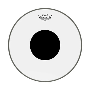 REMO CS-1320-10 CONTROLLED SOUND® BASS 20 CLEAR BLACK DOT