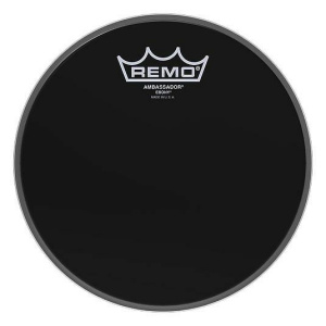 REMO ES-0110-00 PELLE EBONY AMBASSADOR NERA 10"
