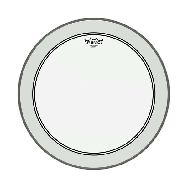 REMO P3-1320-C2 POWERSTROKE® P3 CLEAR BASS DRUMHEAD 20"